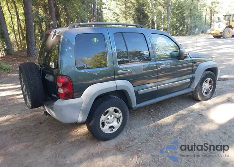 2005 Jeep Liberty Sport из США, поврежденный, VIN 1J4GL48KX5W626012